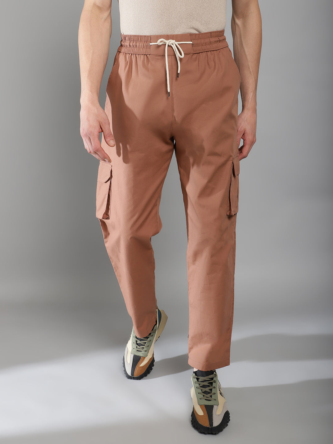 Earth Brown Cargo Baggy Pant - Comfy Pant