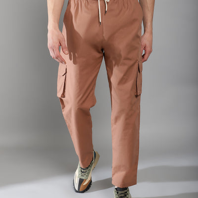 Earth Brown Cargo Baggy Pant - Comfy Pant