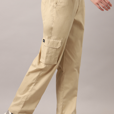 Sand Beige Cargo Baggy Pant - Unisex Comfy Pant