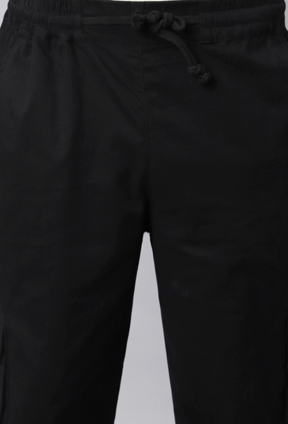 Black Cargo Baggy Pant