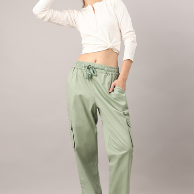 Sage Cargo Baggy Pant - Unisex Comfy Pant