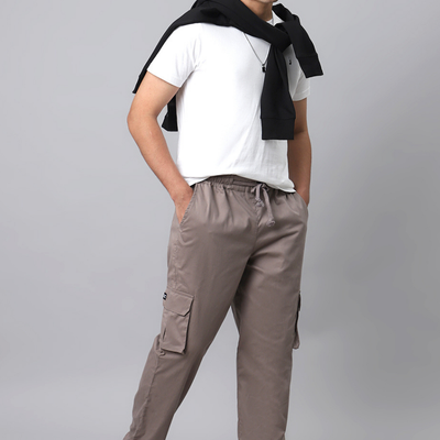 Olive Cargo Parachute Pant - Unisex Comfy Pant