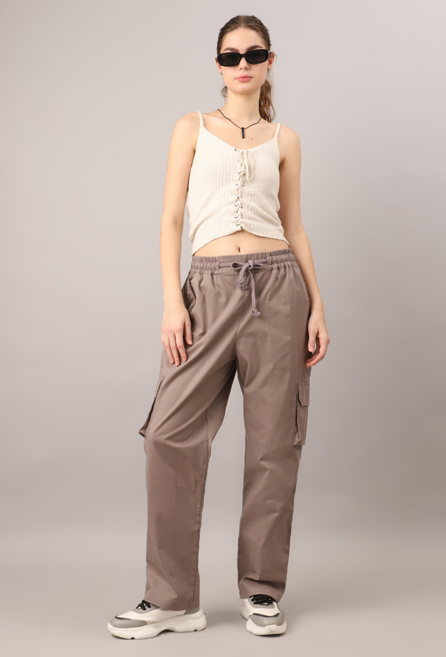 Olive Cargo Baggy Pant - Unisex Comfy Pant