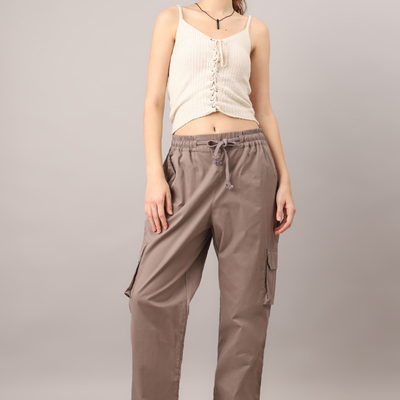 Olive Cargo Baggy Pant - Unisex Comfy Pant