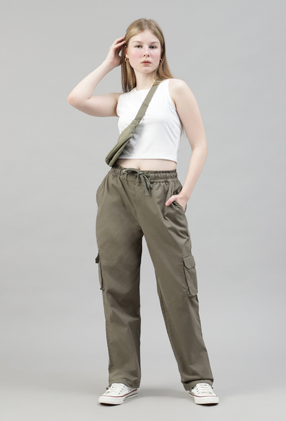 Sage Stride Cargo Parachute Pant