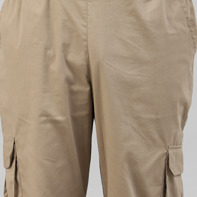 Latte Brown 3 Cargo Pocket Baggy Pant