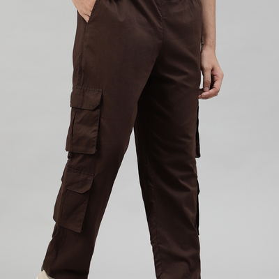 Mocha 4 Cargo Pocket Baggy Pant