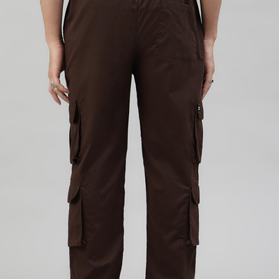 Mocha 4 Cargo Pocket Baggy Pant