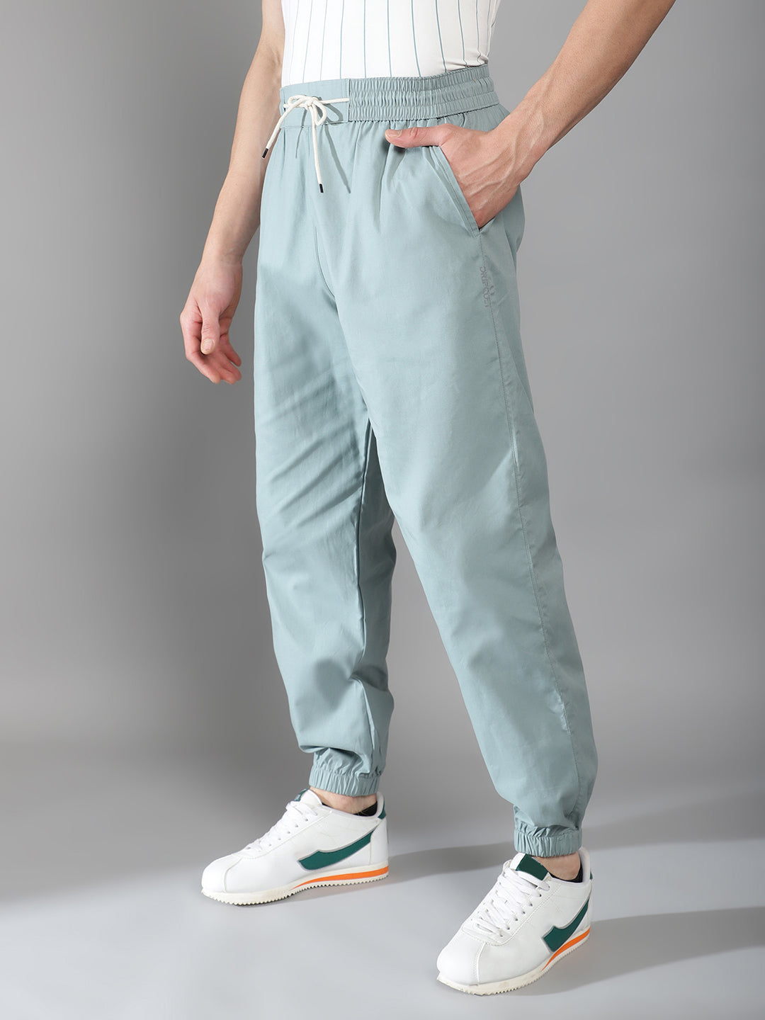 green harem pant