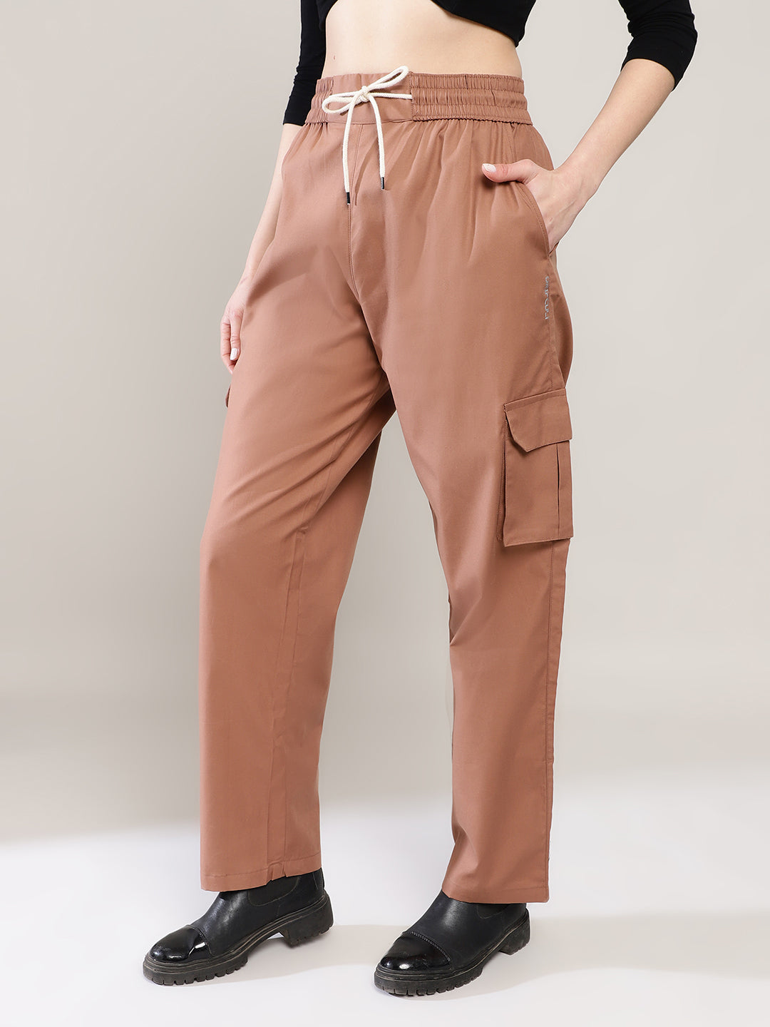 Earth Brown Cargo Baggy Pant - Comfy Pant