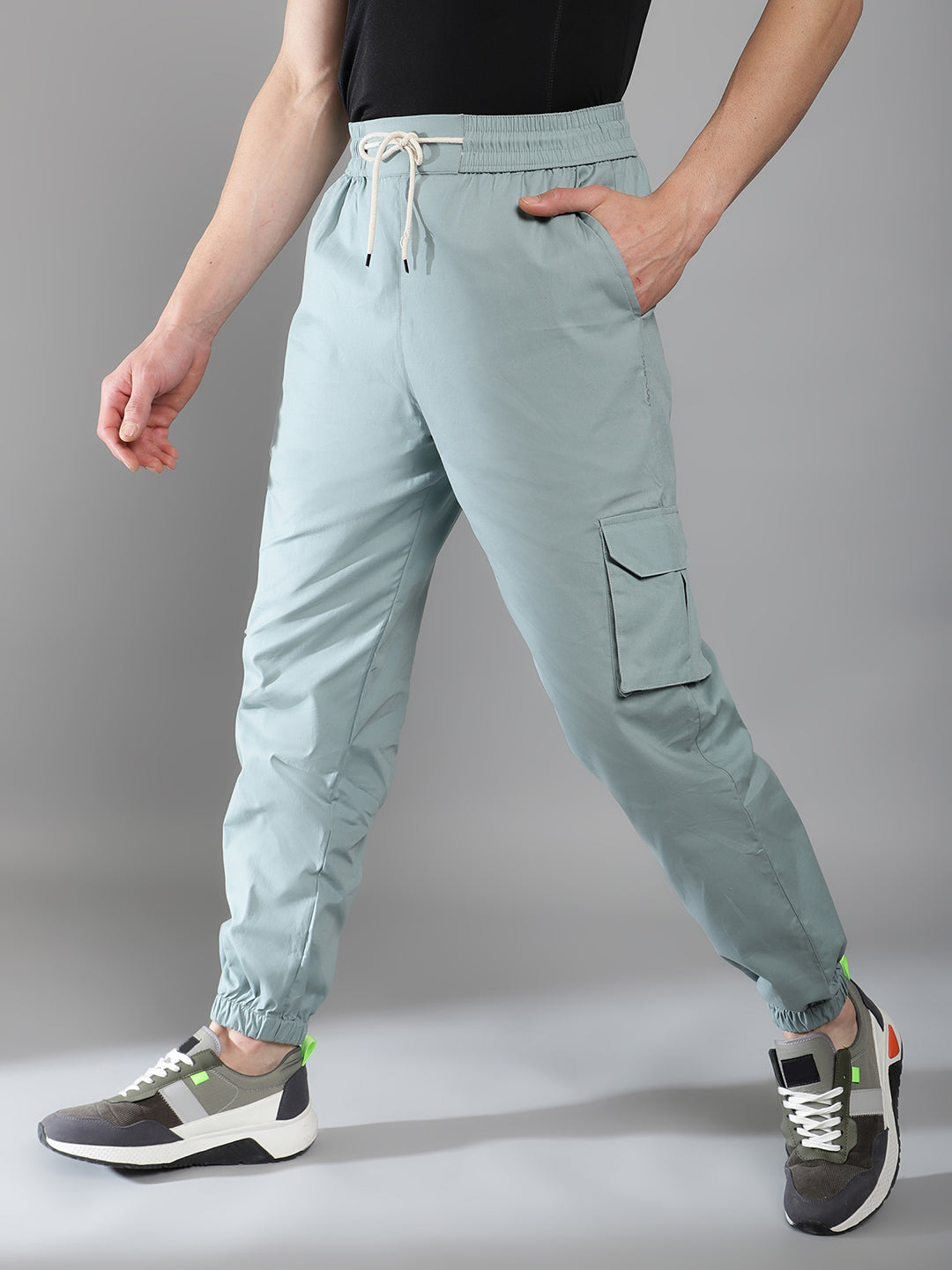 Forest Green Cargo Harem Pant -Unisex Hoppers