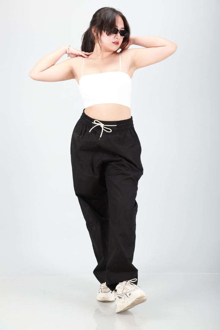 Space Black Baggy Pant - Unisex Comfy Pant