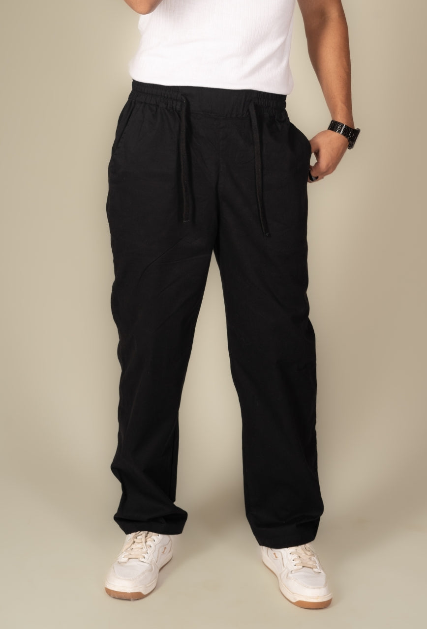 Space Black Baggy Pant - Unisex Comfy Pant