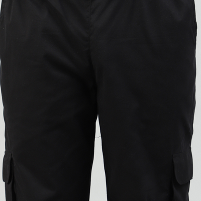 Black 4 Cargo Pocket Baggy Pant