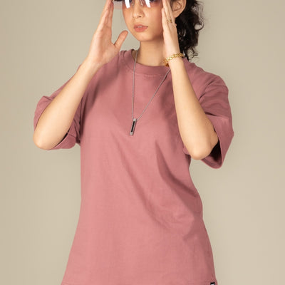 Plum Oversized Tee