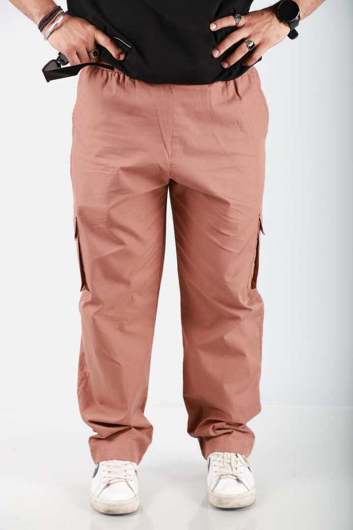 Earth Brown Cargo Baggy Pant - Unisex Comfy Pant