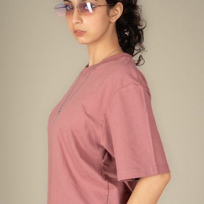 Plum Oversized Tee