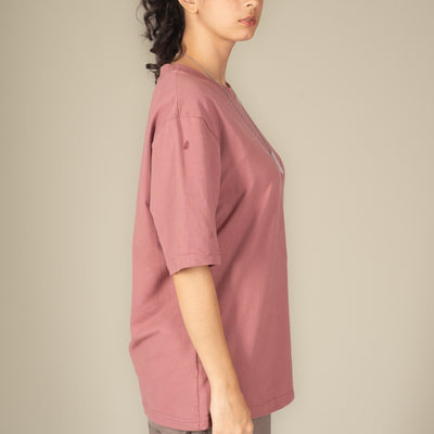 Plum Oversized Tee