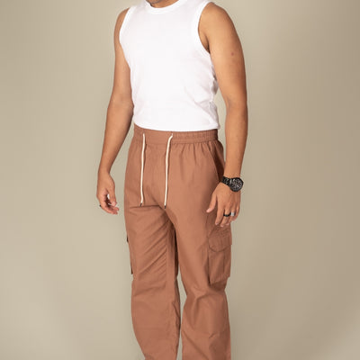 Earth Brown Cargo Baggy Pant - Unisex Comfy Pant