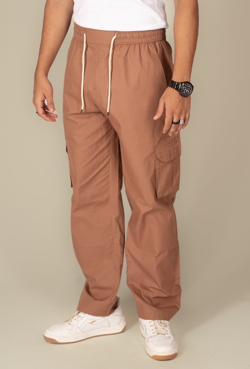 Earth Brown Cargo Baggy Pant - Unisex Comfy Pant