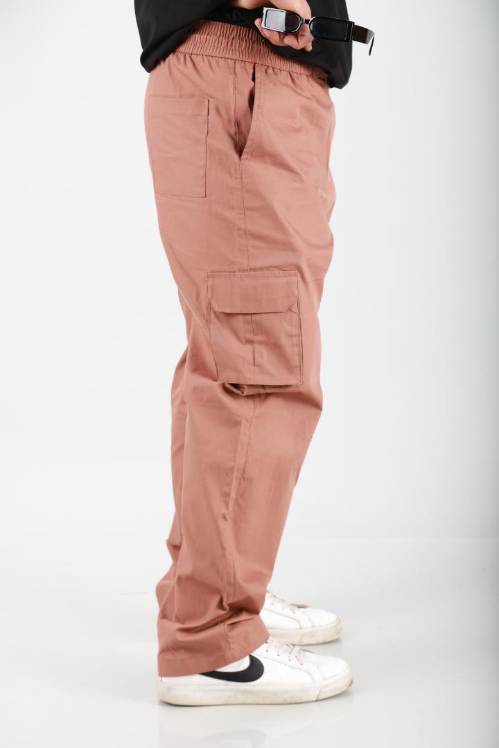 Earth Brown Cargo Baggy Pant - Unisex Comfy Pant