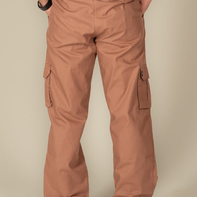 Earth Brown Cargo Baggy Pant - Unisex Comfy Pant