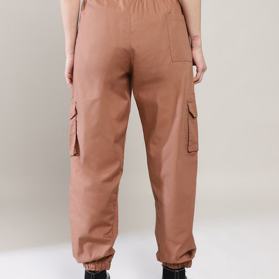 Earth Brown Cargo Harem Pant - Hoppers