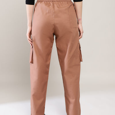 Earth Brown Cargo Baggy Pant - Comfy Pant