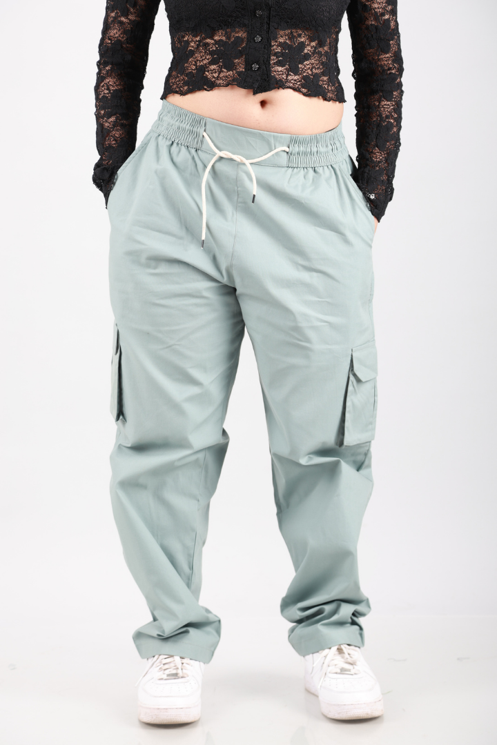 Forest Green Cargo Baggy Pant - Unisex Comfy Pant
