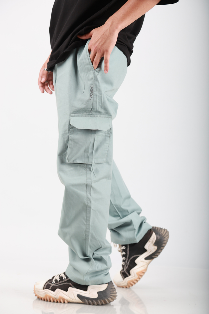 Forest Green Cargo Baggy Pant - Unisex Comfy Pant