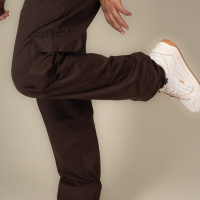 Mocha Cargo Parachute Pant - Unisex Comfy Pant