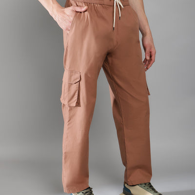 Earth Brown Cargo Baggy Pant - Comfy Pant