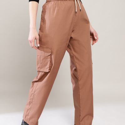 Earth Brown Cargo Baggy Pant - Comfy Pant