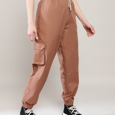 Earth Brown Cargo Harem Pant - Hoppers