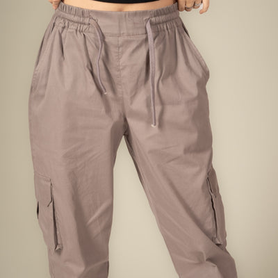 Olive Cargo Parachute Pant - Unisex Comfy Pant