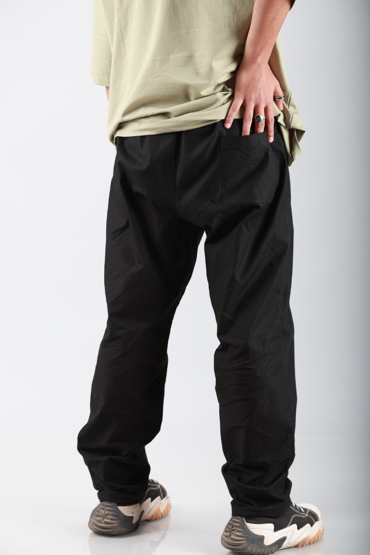 Space Black Baggy Pant - Unisex Comfy Pant