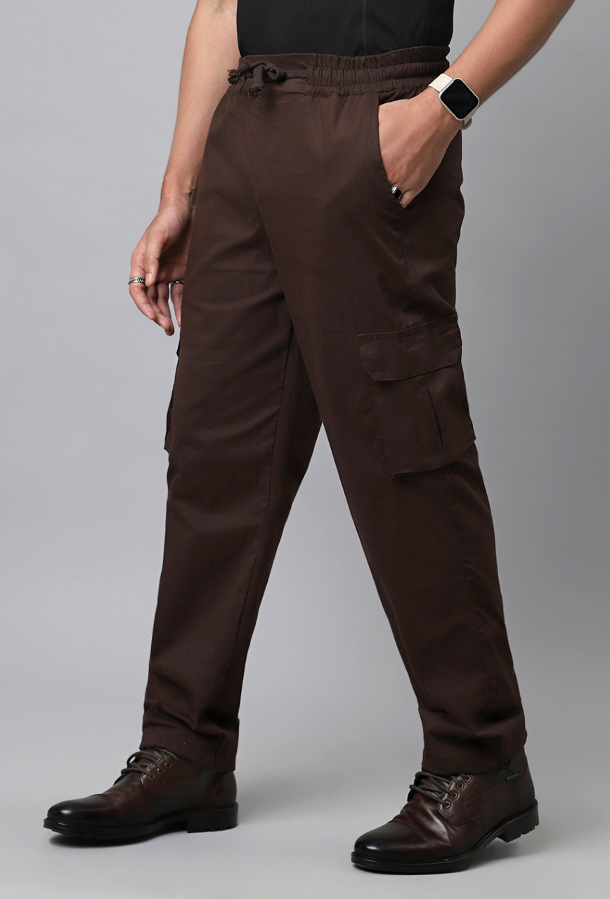 Mocha Cargo Parachute Pant