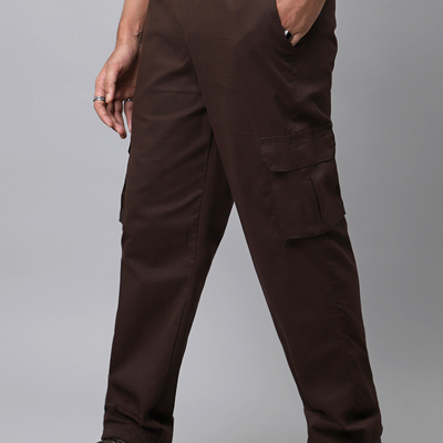 Mocha Cargo Parachute Pant - Unisex Comfy Pant