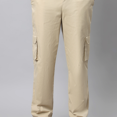 Beige Cargo Baggy Pant - Unisex Comfy Pant