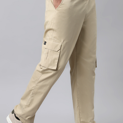 Beige Cargo Baggy Pant - Unisex Comfy Pant