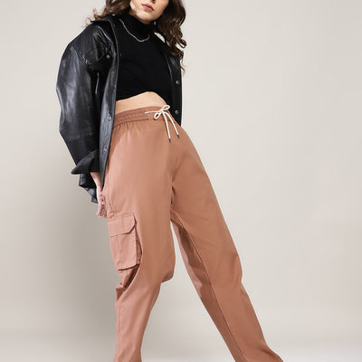 Earth Brown Cargo Baggy Pant - Comfy Pant