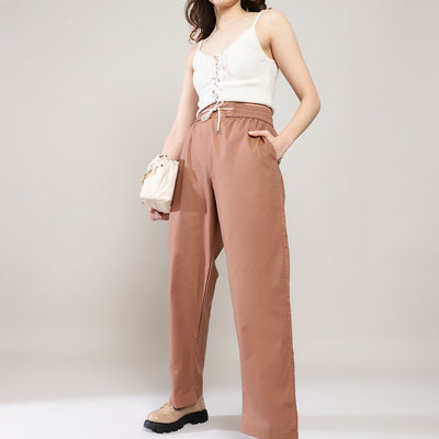 brown baggy pant