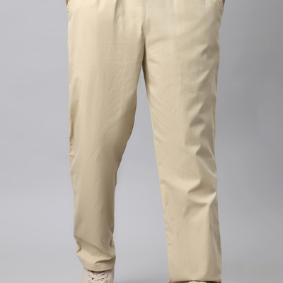 Sand Beige Baggy Pant