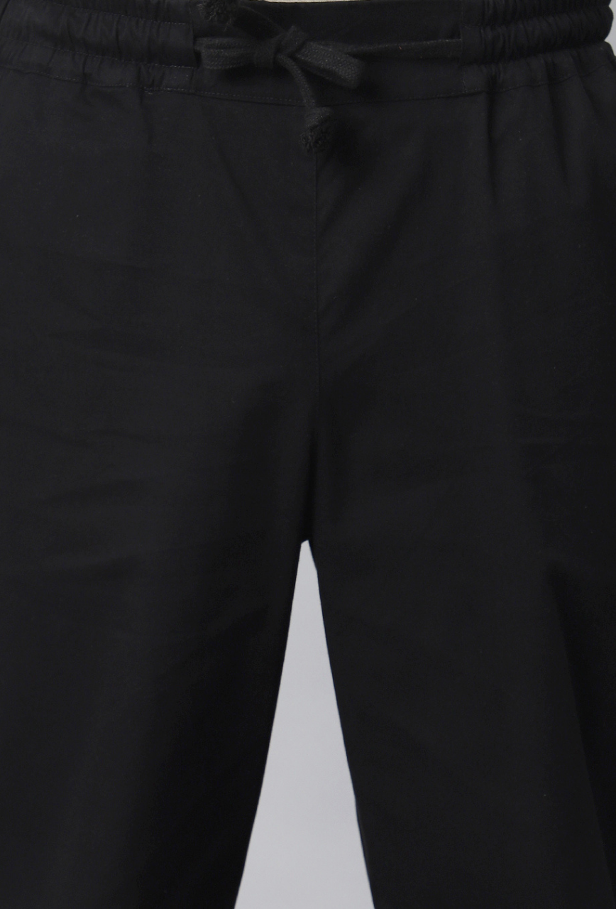 Space Black Baggy Pant