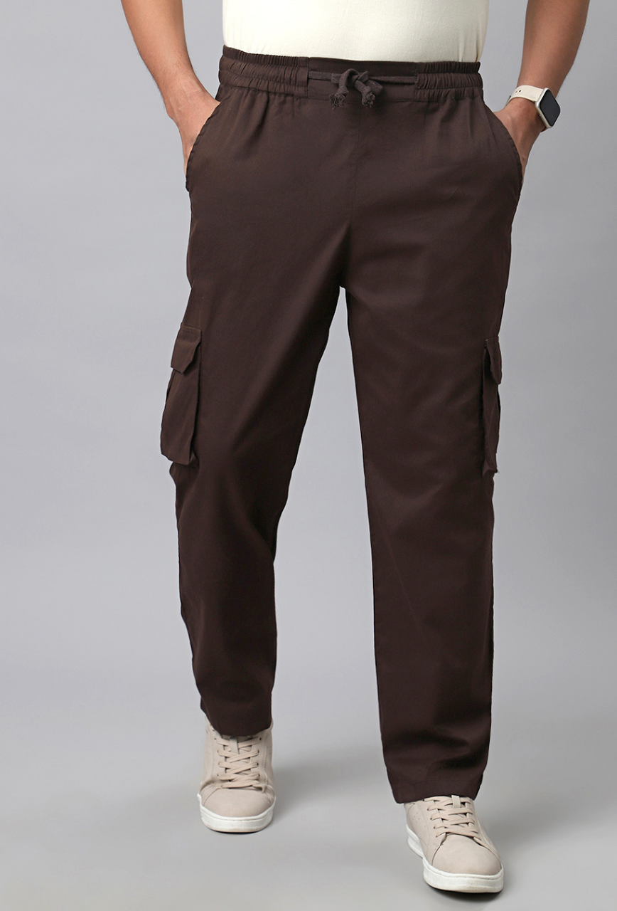 Mocha Cargo Baggy Pant