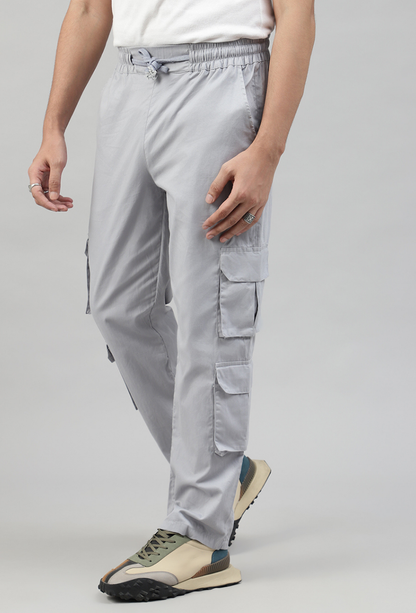 Dripcult Graphite Cargo Parachute Pant — Unisex Streetwear India