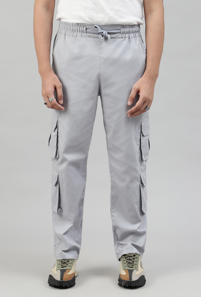 Dripcult Graphite Cargo Parachute Pant — Unisex Streetwear India