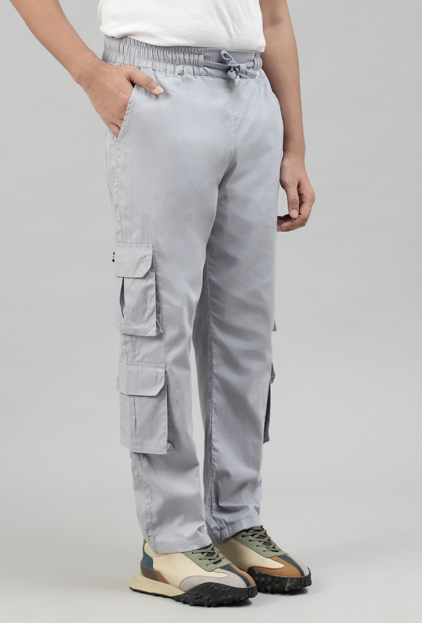Dripcult Graphite Cargo Parachute Pant — Unisex Streetwear India